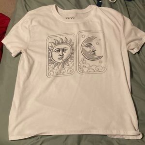 size L t shirt, brand modernlux, no stains or damage, worn twice, soft material